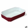 Plat à Gratin Pyrex Color's Rectangulaire Rouge verre 33 x 22 cm (5 Unités)