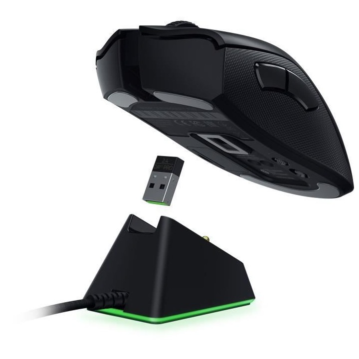 RAZER - Souris - Sans fil - DeathAdder V2 Pro - Noir