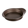 Moule pour four Pyrex Asimetria Rond Noir Ø 26 cm (6 Unités)