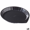 Moule pour four Pyrex Magic Rond Noir Plat Ø 30 cm (6 Unités)