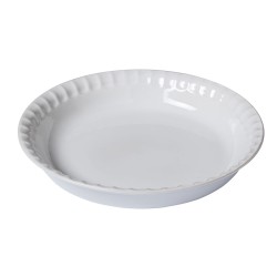 Moule pour four Pyrex Supreme Rond 25,5 x 25,5 x 4 cm Blanc (6 Unités)