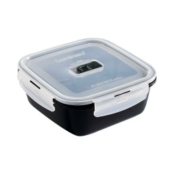 Boîte à lunch hermétique Luminarc Pure Box Noir 1,22 L verre (6 Unités)