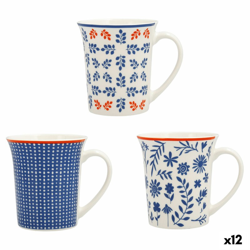 Tasse Bidasoa Blue Moon Céramique Multicouleur 330 ml (12 Unités)