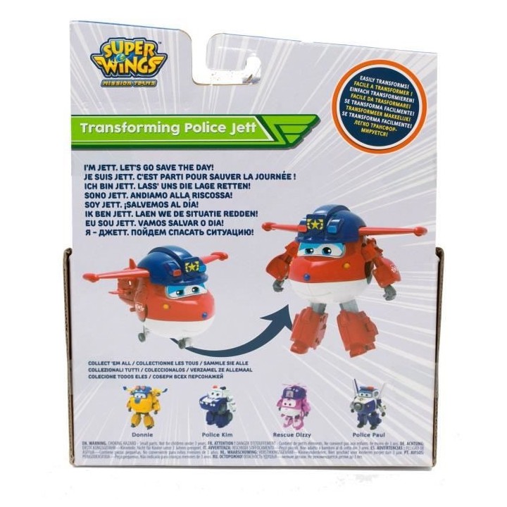 SUPER WINGS Figurines transformables Articulées Transforming 12 cm -