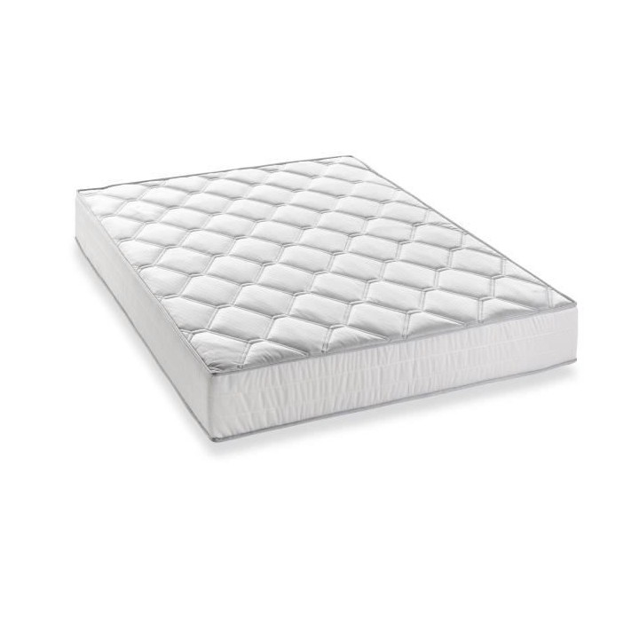 DEKO DREAM MALIN Pack Complet Matelas 160 x 200 cm + Sommier + Couette