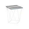 Table d'appoint DKD Home Decor Bleu ciel Naturel Bois Métal 40 x 40 x 51 cm