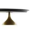 Table d'appoint DKD Home Decor Noir Doré Métal 50 x 50 x 43,5 cm