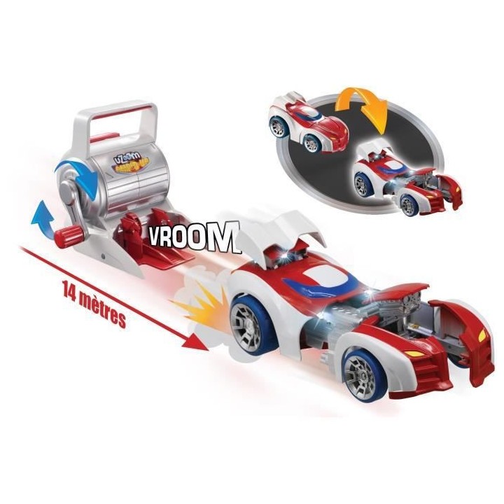 Voiture avec Base de Lancement - AUER - Effets Sonores & Lumineux - Jo