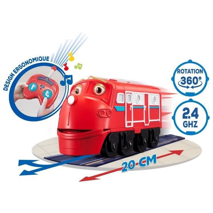 AUER Jouet Locomotive Radiocommandée Wilson avec Fonctions Sonores Ro