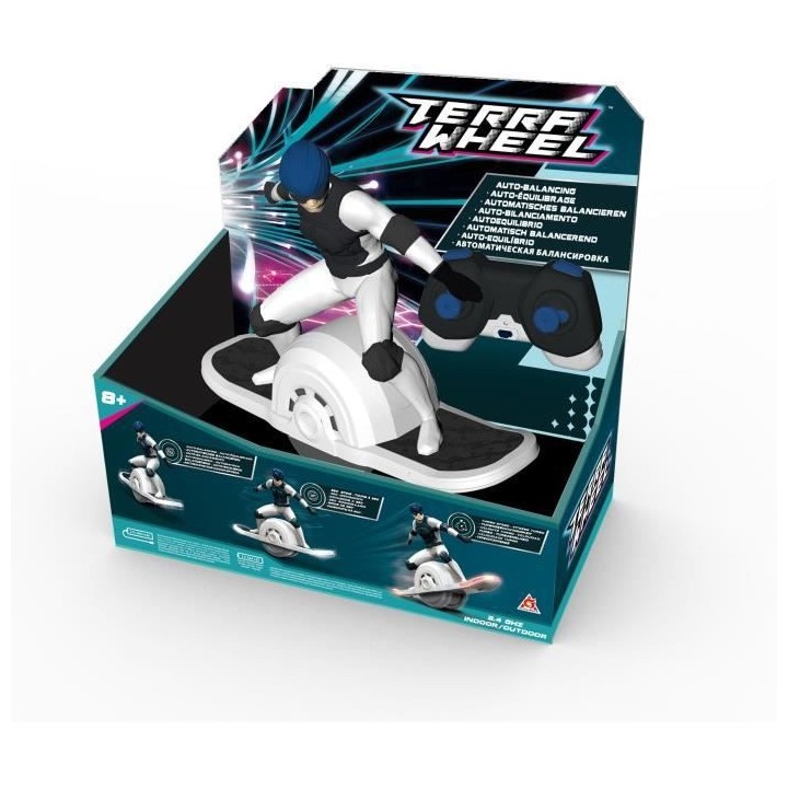 TERRAWHEEL – Hoverboard enfant télécommandé – 25 cm de long - a