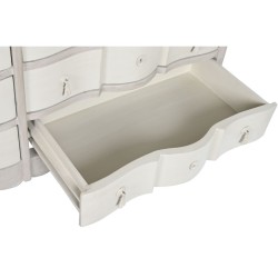 Commode DKD Home Decor 155 x 51,5 x 90,5 cm Blanc Crème Bois de manguier Bois MDF