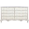 Commode DKD Home Decor 155 x 51,5 x 90,5 cm Blanc Crème Bois de manguier Bois MDF