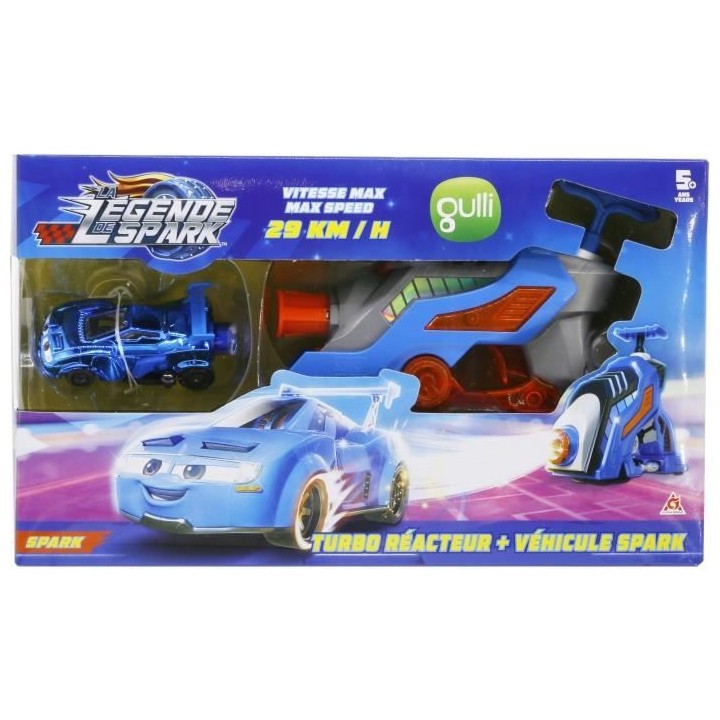 LA LÉGENDE DE SPARK – Lanceur Turbo Réacteur + Véhicule Spark –