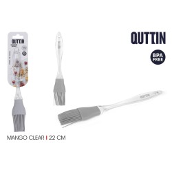 Brosse de cuisine Quttin Clear 24 x 4 x 0,5 cm Silicone