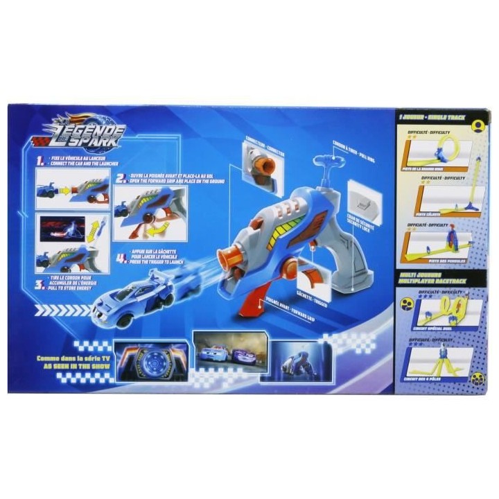 LA LÉGENDE DE SPARK – Lanceur Turbo Réacteur + Véhicule Spark –