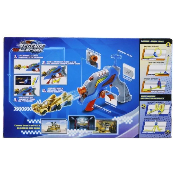 AUER La Légende de spark - Lanceur Turbo Réacteur + Véhicule Bolt -
