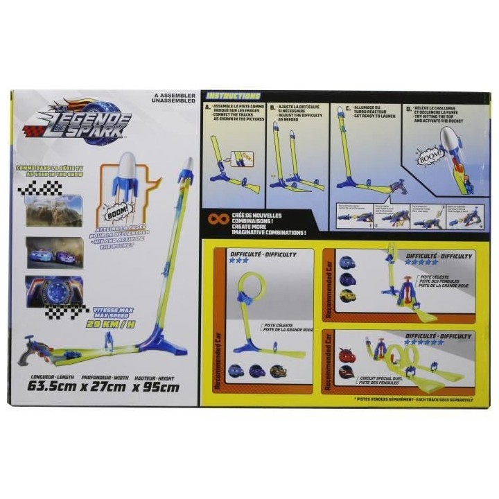 AUER Piste Céleste + 1 Lanceur Turbo Réacteur + Véhicule 29km/h Spa