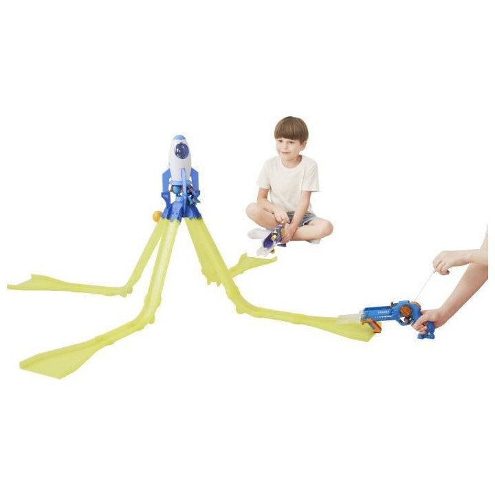 LA LÉGENDE DE SPARK Circuit Voiture 4 Pôles +2 Lanceurs Évolution T