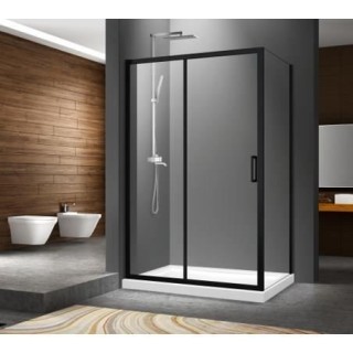 AURYS Pacifique claire/Retour 900 - L90 x H194 cm - Profilé aluminium