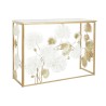 Console DKD Home Decor Blanc Doré Métal Miroir 108 x 37 x 80 cm