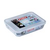 Boîte à repas rectangulaire avec couvercle Pyrex Cook & Freeze 19 x 14 x 5 cm 800 ml Transparent Silicone verre (6 Unités)