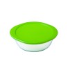 Panier-repas rond avec couvercle Pyrex Cook & Store 27 x 24 x 8 cm Vert 2,3 L Silicone verre (6 Unités)