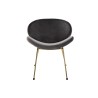 Chaise DKD Home Decor 62 x 58 x 73 cm Noir Doré Métal