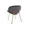 Chaise DKD Home Decor 62 x 58 x 73 cm Noir Doré Métal