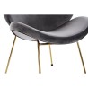 Chaise DKD Home Decor 62 x 58 x 73 cm Noir Doré Métal