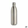 Thermos Argenté Acier inoxydable 1 L (12 Unités)