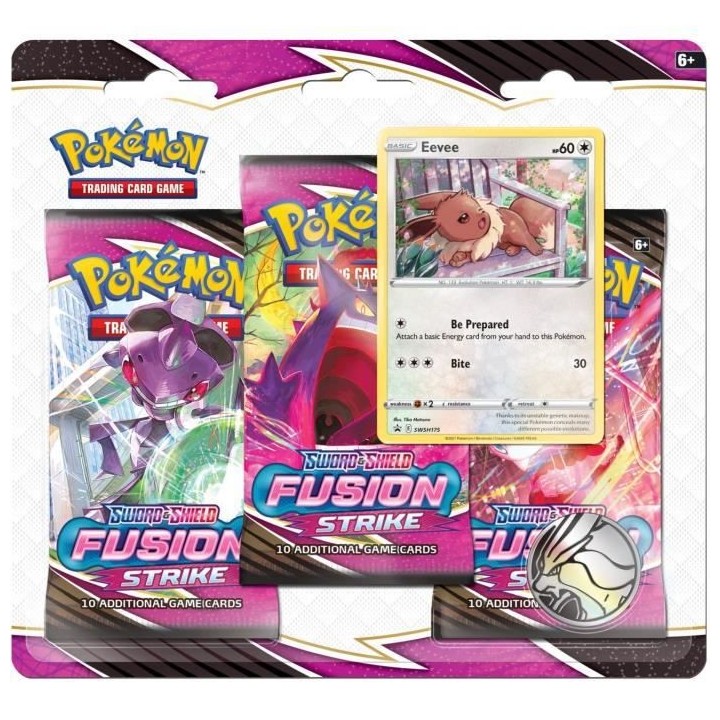 POKEMON - Pokemon Sword & Shield 8: Fusion Strike Booster 3-pack with