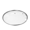 Couvercle pour poêle EDM 76680 Rechange Casserole Verre Transparent Ø 16 cm