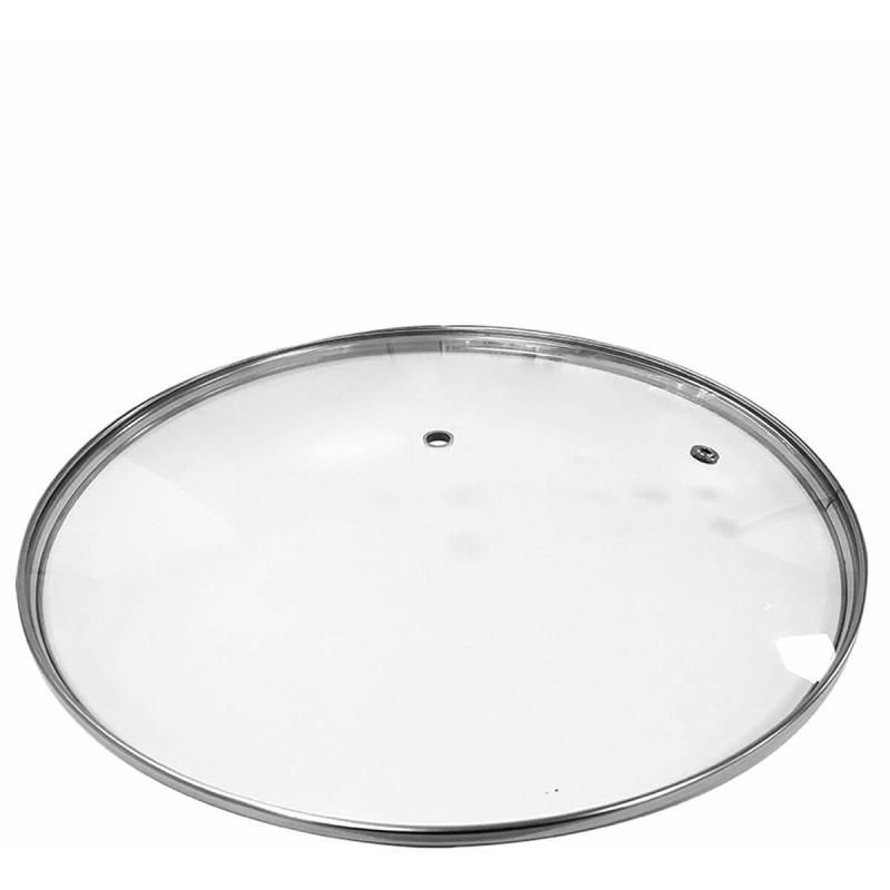 Couvercle pour poêle EDM 76683 Rechange Casserole Verre Transparent Ø 22 cm