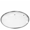 Couvercle pour poêle EDM 76683 Rechange Casserole Verre Transparent Ø 22 cm