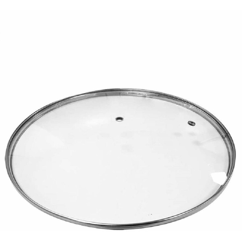 Couvercle pour poêle EDM 76688 Rechange Casserole Verre Transparent Ø 28 cm