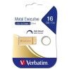 Pendrive Verbatim Metal Executive Doré 16 GB