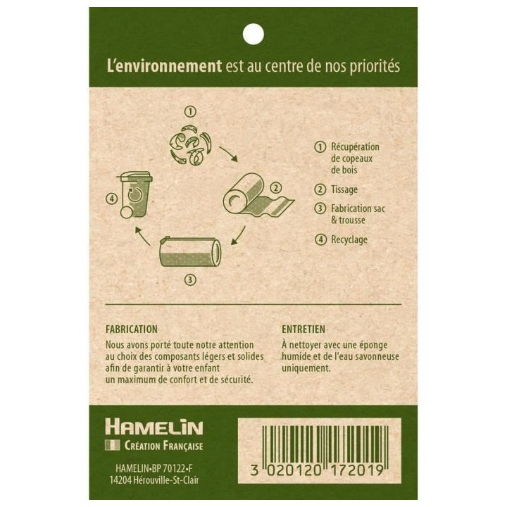 Fourre-tout Rond Eco Planete Lyocell