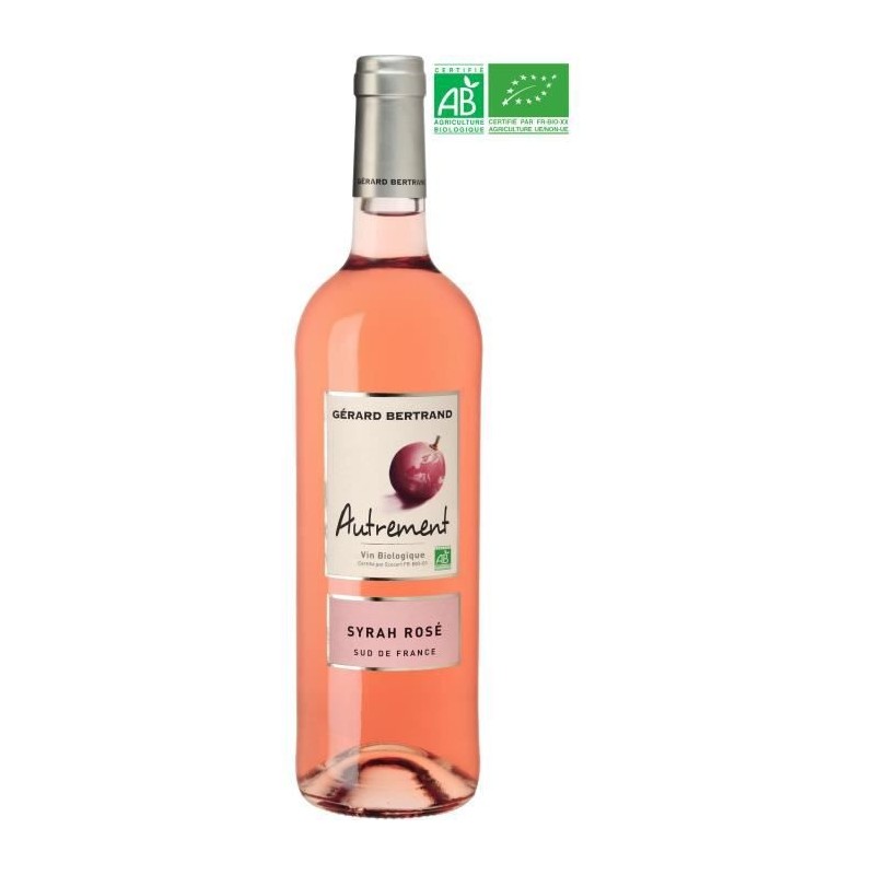 Gérard Bertrand Autrement Syrah Rosé IGP Pays d'Oc - Vin rosé du Languedoc-Roussillon - Bio