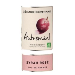 Gérard Bertrand Autrement Syrah Rosé IGP Pays d'Oc - Vin rosé du Languedoc-Roussillon - Bio