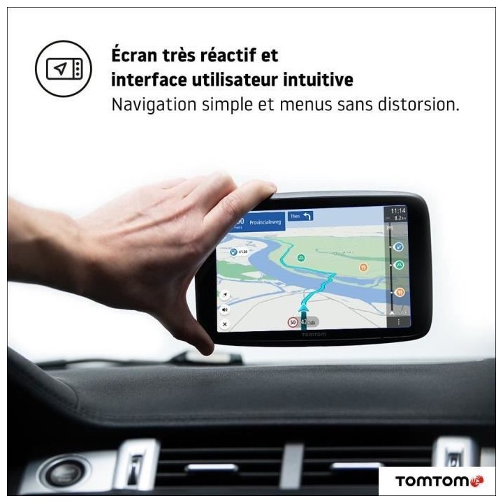 TomTom GO Discover Monde 6'' - GPS auto 6 pouces HD, cartographie mond