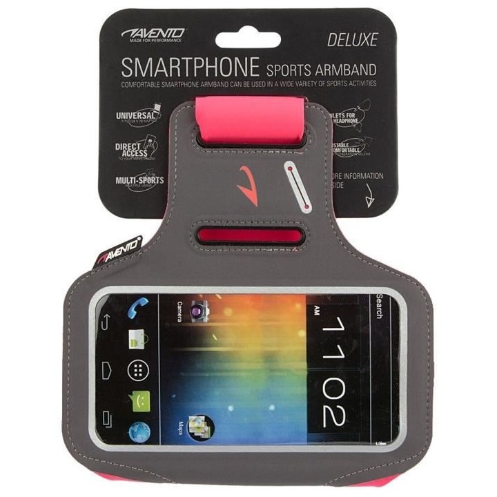 Avento Brassard de sport pour Smartphone rose 21PO-GFR-Uni