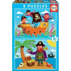 Set de 2 Puzzles Educa 20...