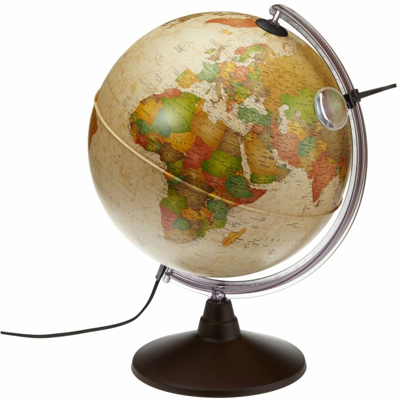 Globe terrestre lumineux Nova Rico Marco Polo Plastique Multicouleur Ø 30 cm