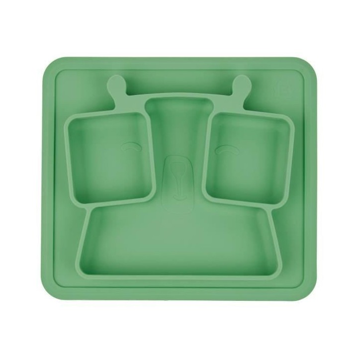 Badabulle Assiette a compartiments antidérapante, 4m+