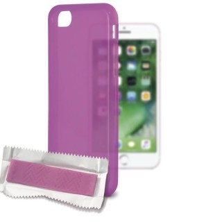 KSIX Coque de protection Sense Aroma - Parfum Bubble gum pour Iphone 7