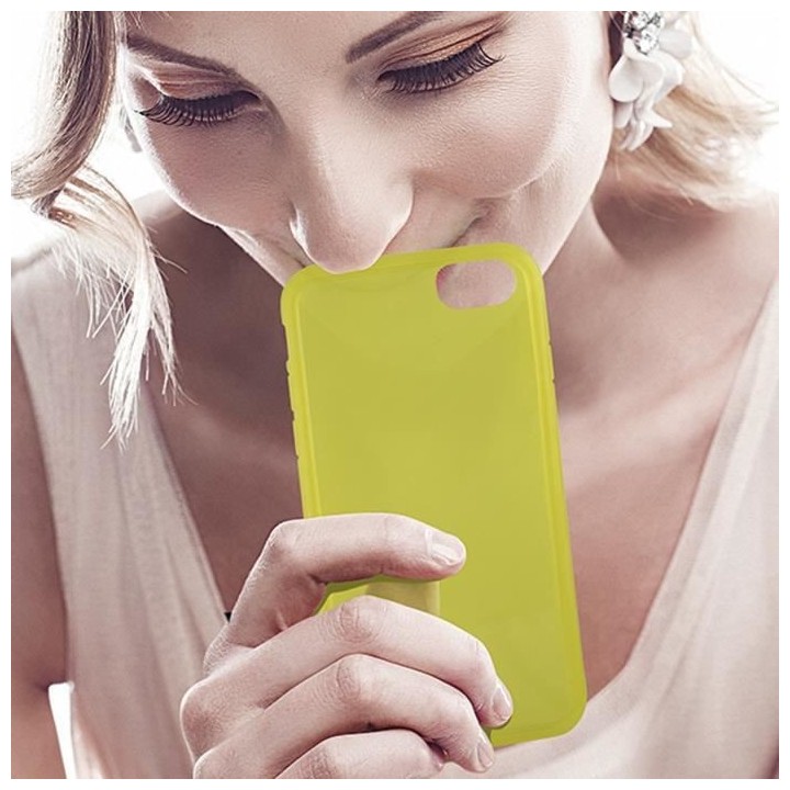 KSIX Coque de protection Sense Aroma - Parfum Citron pour Iphone 7 Jau