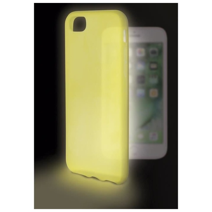 KSIX Coque de protection brillant Sense Lumen pour Iphone 7 Jaune