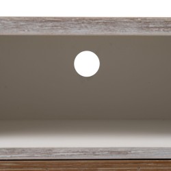 Meubles de télévision COUNTRY 150 x 35 x 53,5 cm Naturel Blanc Bois d'épicéa Bois MDF