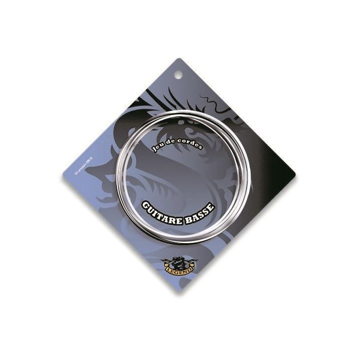 LEGEND BA45105 Jeu de 4 Cordes pour guitare basse électrique 45-105