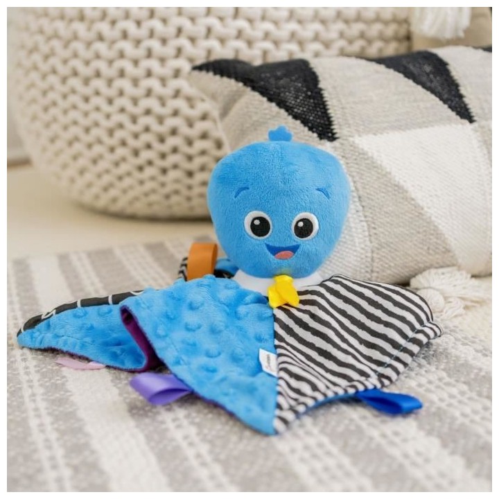 BABY EINSTEIN Peluche Pieuvre Sensory Plush Octopus